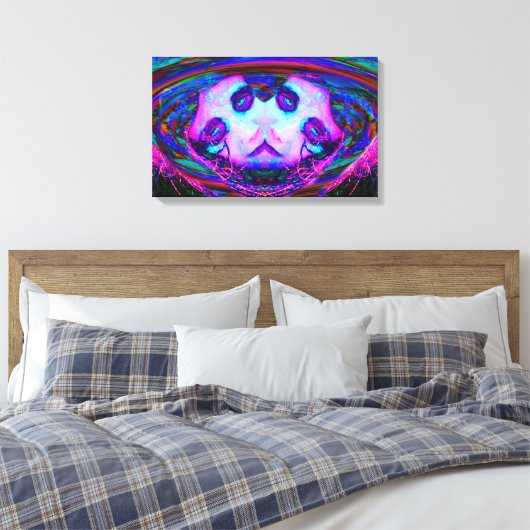 Spiegelreflectie Canvas Afdruk (Insitu (Slaapkamer))