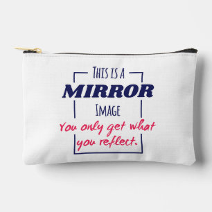 Spiegelreflectie Mentaliteit Motiverend Ontwerp Etui