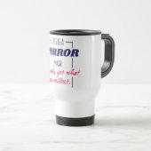 Spiegelreflectie Mentaliteit Motiverend Ontwerp Reisbeker (Voorkant rechts)