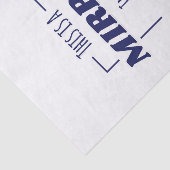Spiegelreflectie Mentaliteit Motiverend Ontwerp Tissuepapier (Detail)