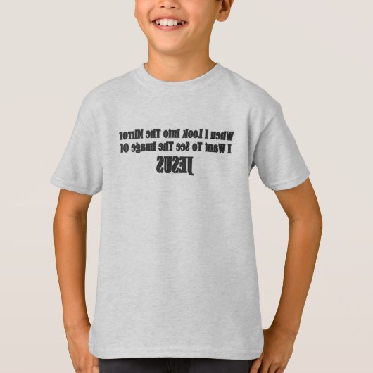 Spiegelreflectie T-shirts (Voorkant)