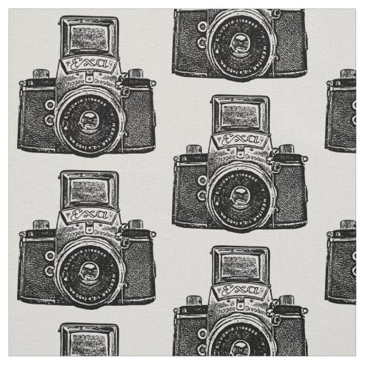spiegelreflexcamera - Zwart Stof (Swatch)