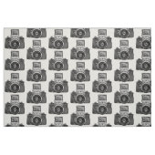 spiegelreflexcamera - Zwart Stof (Fat Quarter)