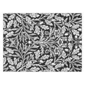 Spiegels eikels en eikenbladeren zwart en wit tafelkleed (Voorkant (Horizontaal))