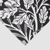 Spiegels eikels en eikenbladeren zwart en wit tissuepapier (Detail)