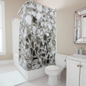 Spiegels en glas douchegordijn (In situ)