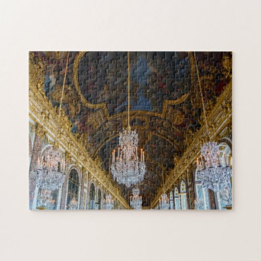 Spiegelszaal in het Kasteel van Versailles Legpuzzel (Horizontaal)