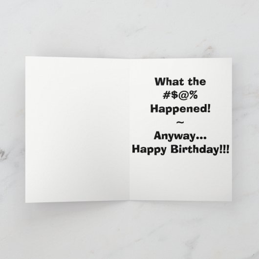 Spiegeltje, spiegeltje, wat is er grappig op deze  kaart (Binnen)