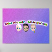 Spiel mit mir Kiderspielzeug Poster (Voorkant)