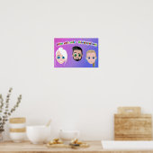 Spiel mit mir Kinderspielzeug Poster (Keuken)