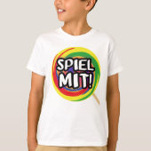 Spiel mit mir Logo T-Shirt Kinder (Voorkant)