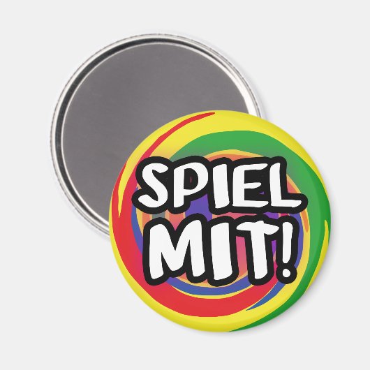 Spiel mit mir Magnet (Voorkant / Achterkant)