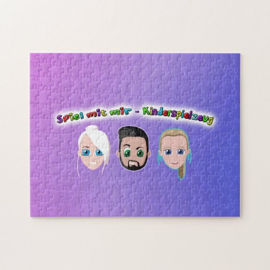 Spiel mit mir Puzzel groß Legpuzzel (Horizontaal)