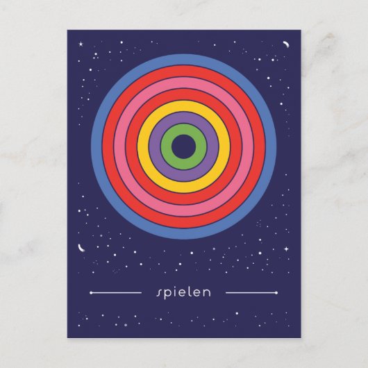 spielen briefkaart (Voorkant)