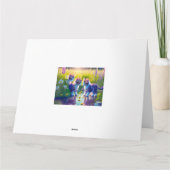 Spielende Katzenkinder Kaart (Achterkant)