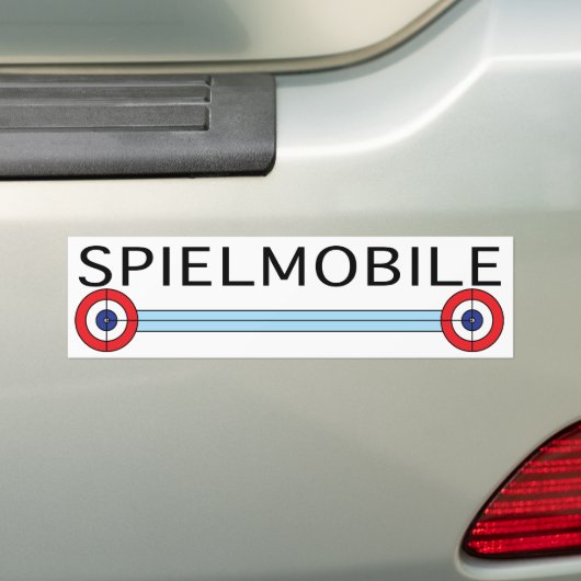 Spielmobile Bumpersticker (Op auto)