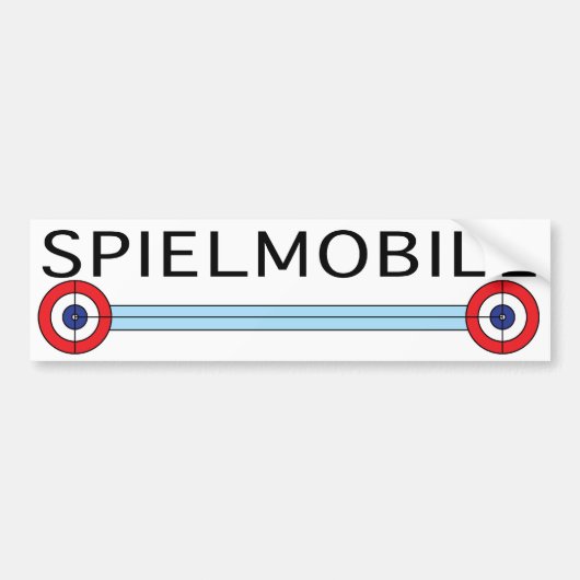 Spielmobile Bumpersticker (Voorkant)