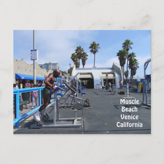 Spier Beach Venetië Briefkaart! Briefkaart (Voorkant)