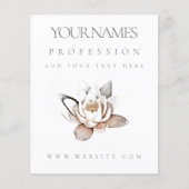 SPIER : BEDRIJFSBEVORDERING : WITTE LOTUS FLYER (Voorkant)