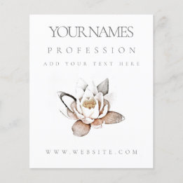 SPIER : BEDRIJFSBEVORDERING : WITTE LOTUS FLYER