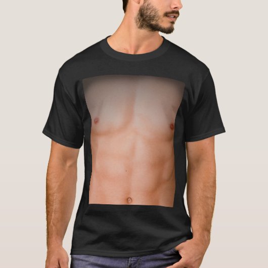 Spier Borst Fake Body Abs T-shirt (Voorkant)