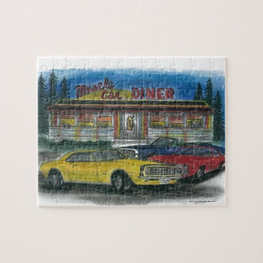 Spier Car Diner puzzel (Horizontaal)