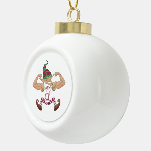 Spier Elf Keramische Bal Ornament (Rechts)