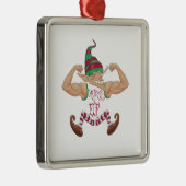 Spier Elf Metalen Ornament (Rechts)