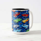 Spier- en oorheelkunde tweekleurige koffiemok (Voorkant rechts)