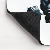 Spier Gym Panda Bodybuilder Gewichtheffen Motivat Muismat (Hoek)