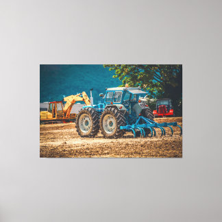 Spier in de bodem canvas afdruk