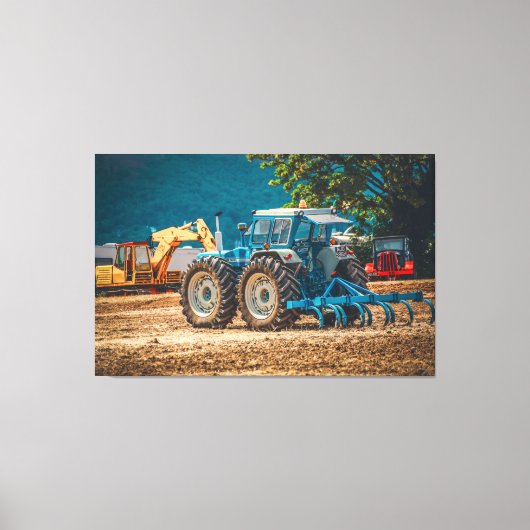 Spier in de bodem canvas afdruk (Voorkant)