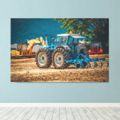 Spier in de bodem canvas afdruk (Insitu (Houten vloer))