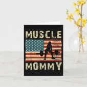 Spier Mama Vrouwen Bodybuilding Bodybuilder Weeg Kaart (Gele Bloem)