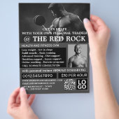 Spier Man, Persoonlijke trainer, Gym Adverteren Flyer (Hand)