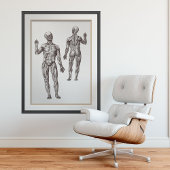 Spier Mannen Sport Geneesmiddel Humaan Anatomie Poster