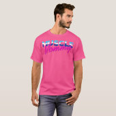 Spier Moeder Vrouwen Lichaamstraining Bodybuilder T-shirt (Voorkant volledig)