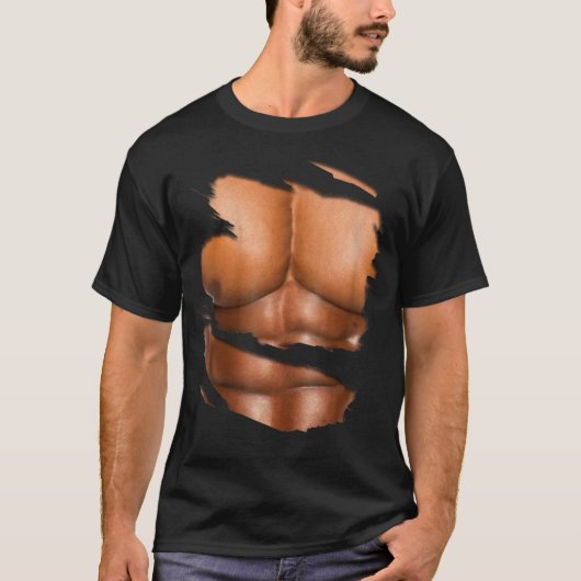 Spier onder kleren t-shirt (Voorkant)