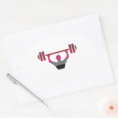 Spier trots ovale sticker (Envelop)