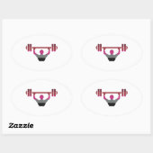 Spier trots ovale sticker (Vel)
