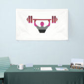 Spier trots spandoek (Beurs)