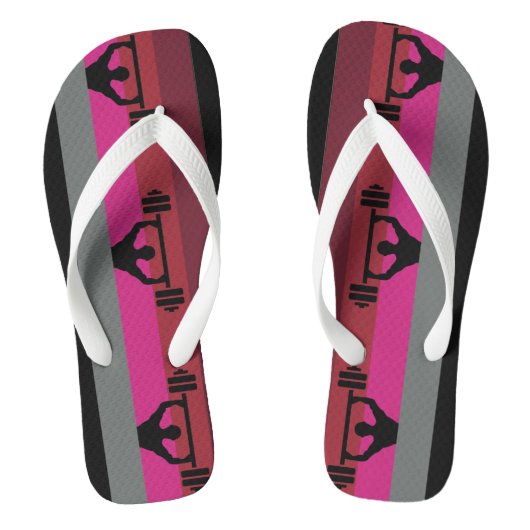 Spier trots teenslippers (Voetbed)