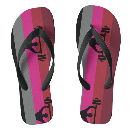 Spier trots teenslippers (Voetbed)