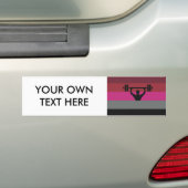 SPIER TROTS VLAG BUMPERSTICKER (Op auto)