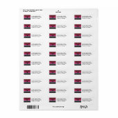 SPIER TROTS VLAG ETIKET (Full Sheet)