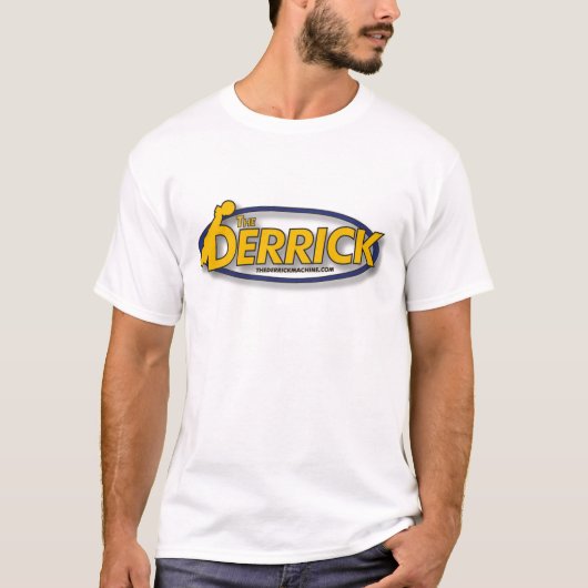 Spier van de Derrick machine Hamstring T-shirt (Voorkant)