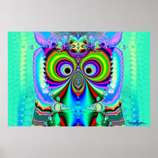 Spier voor het malen van kippen 3 poster (Voorkant)