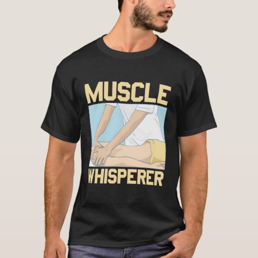 Spier Whisperer Massage Therapeut Massage Therapie T-shirt (Voorkant)