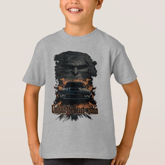 Spierauto, het beest losmaken t-shirt (Voorkant)