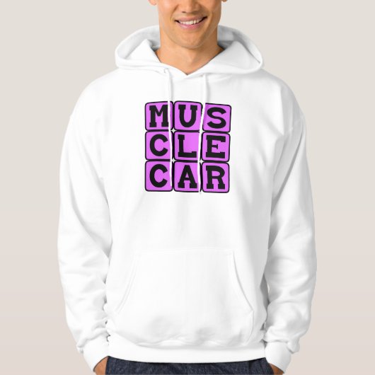 Spierauto, Motor Opvoeren Hoodie (Voorkant)